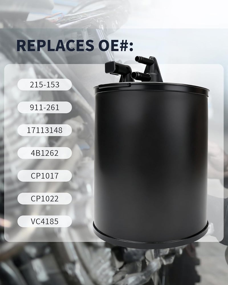 AIKEPT 911-261 Vapor Canister Compatible with Chevy C10 K1500 GMC Syclone Typhoon Buick Regal Cadillac Seville 1971-1995, Direct Replacement Emission Control Charcoal Filter, Replaces 170565 - Image 4